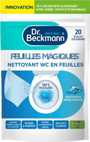 Lingettes nettoyantes WC fraicheur brise marin - x20