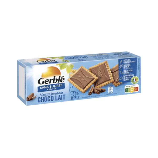 Biscuits chocolat au lait - 126g - Gerblé