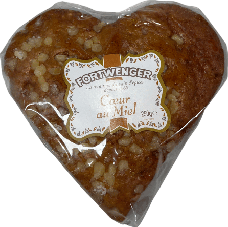 Pain d'épices coeur au miel - 250g
