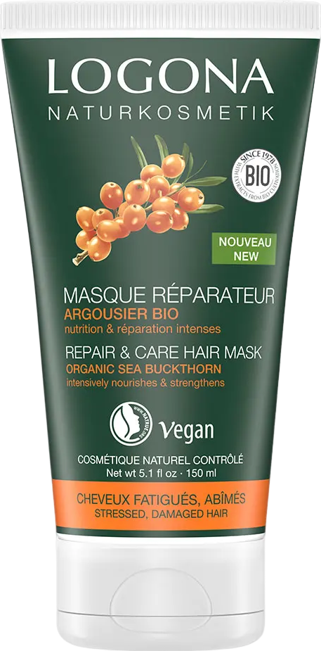 Masque pour cheveux à l'argousier bio - 150ml