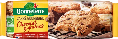Biscuits chocolat et graines bio - 140g
