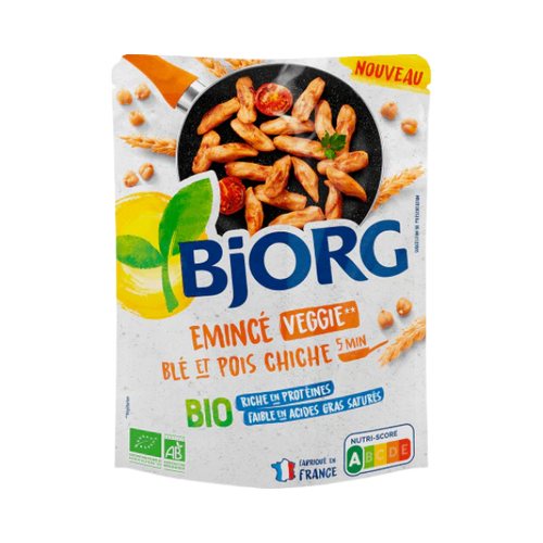 Émincé veggie blé et pois chiche bio - 220g