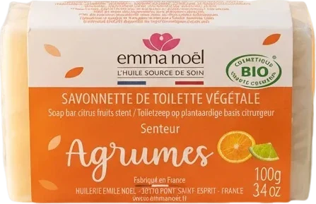 Savon agrumes cosmebio - 100g