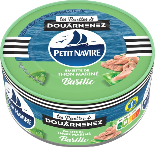 Emietté de thon mariné basilic