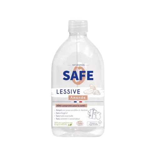 Safe - Lessive liquide universelle à l'amande bio - 1L