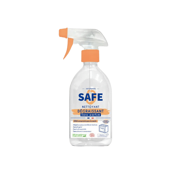 Safe - Spray nettoyant dégraissant sans parfum bio - 500ml