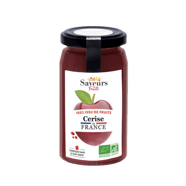 Saveurs & Fruits - Confiture cerise de France 100% bio - 240g