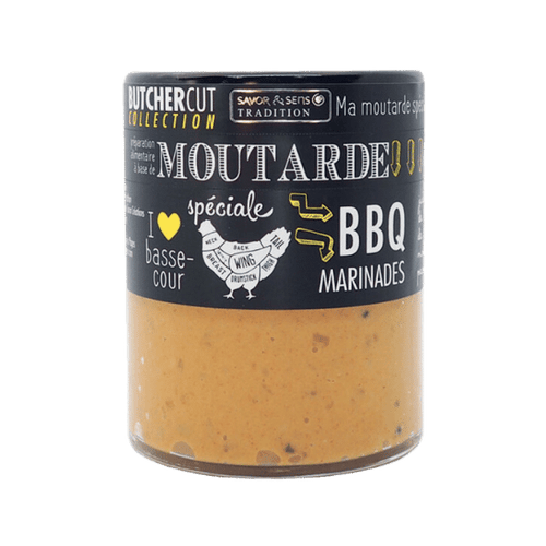 Savor et sens - Moutarde spéciale barbecue pour volailles - 130g