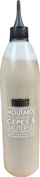 Savor et sens - Préparation culinaire à base de moutarde aux saveurs de cèpes et Sauternes bio - 190g - 3760194210483