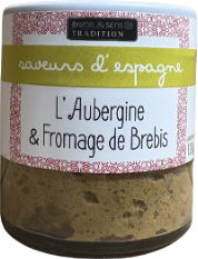Savor et sens - Tartinade aubergine et fromage de brebis - 100g - 3760194228853