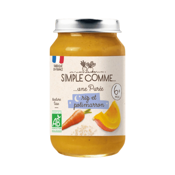 Simple Comme - Pot bonne nuit riz et portimarron bio - 190g