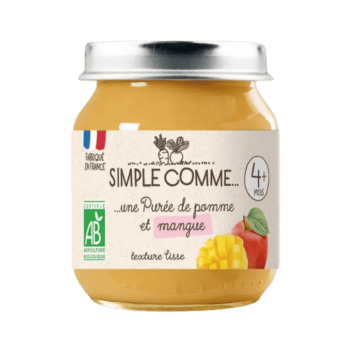 Simple Comme - Pot pomme mangue bio - 125g