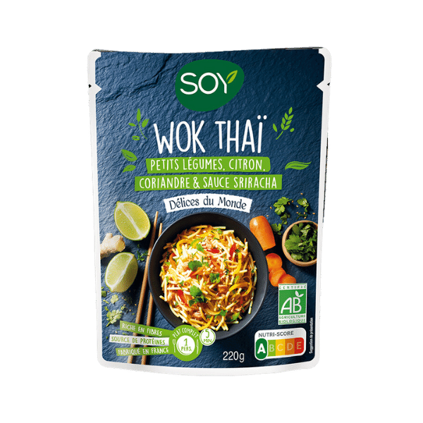 Soy - Wok thaï aux petits légumes - 220g