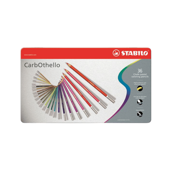 Stabilo - Boîte de 36 crayons pastels CarbOthello