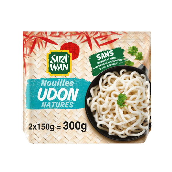 Suzi Wan - Nouilles Udon précuites pour wok - 2x150g