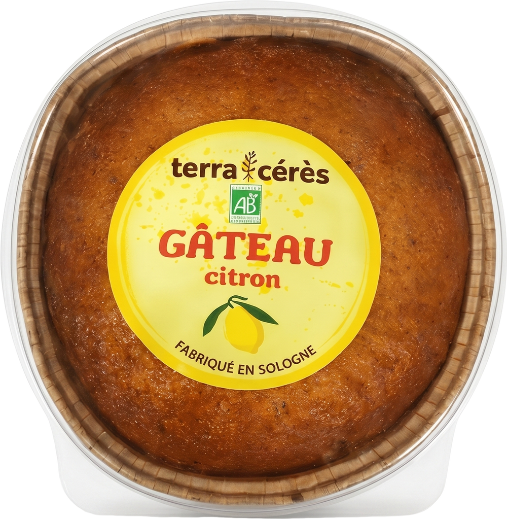 Gâteau au citron sans gluten bio - 170g