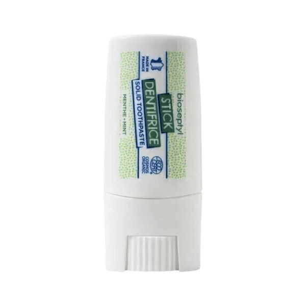 Dentifrice solide à la menthe bio avec étui - 12g - Bioseptyl