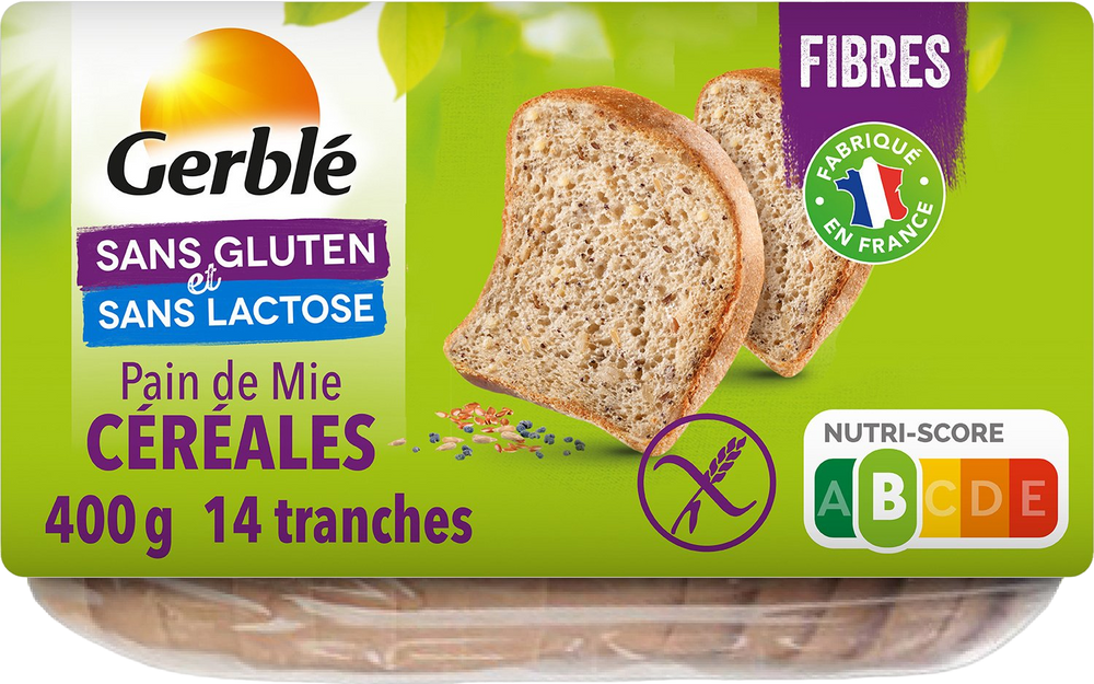Pain de mie aux céréales - 400g
