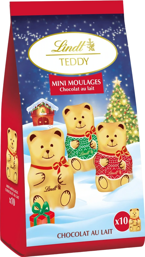 Mini figurines de Noël en chocolat au lait - 120g