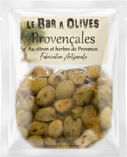 Olives au citron et herbes de provence - 175g