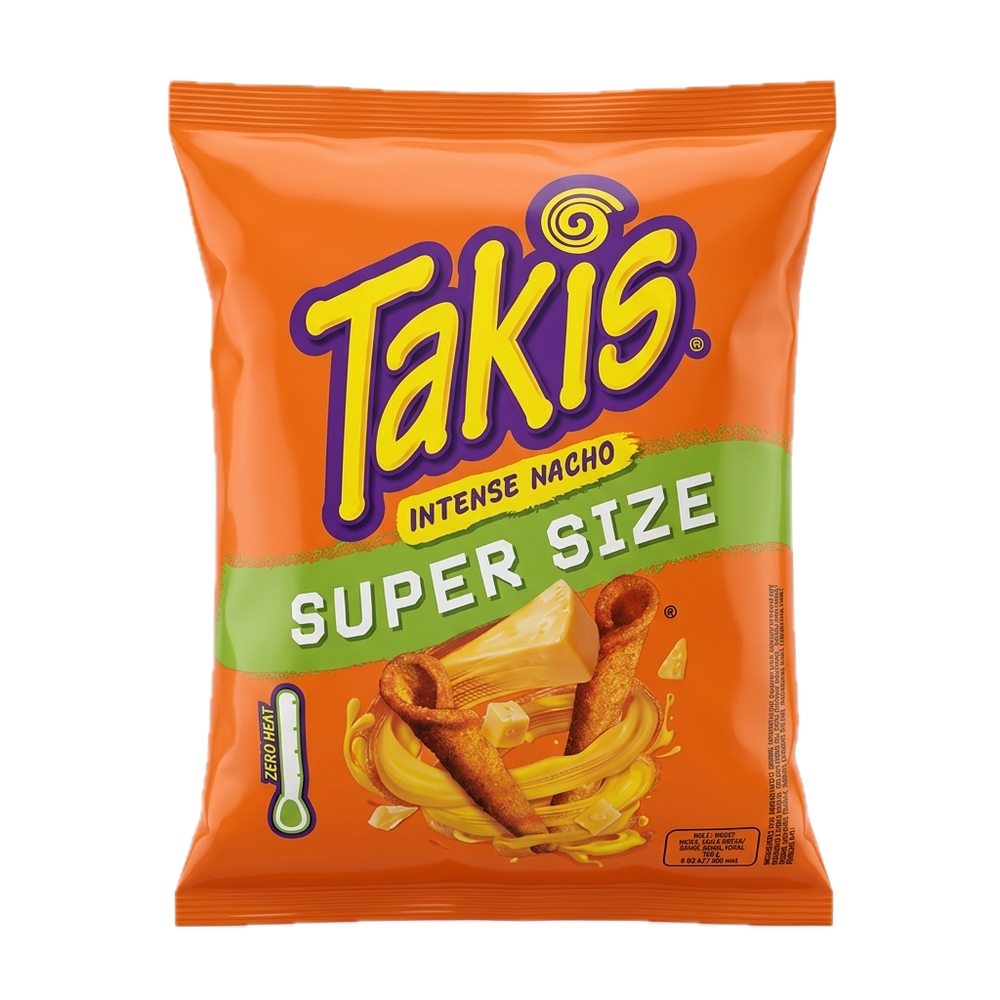 Takis - Chips de maïs saveur fromage - 160g - 8412600049426