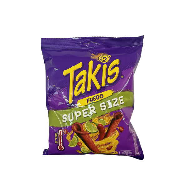 Takis - Chips de maïs saveur piment et citron vert - 160g - 8412600049401