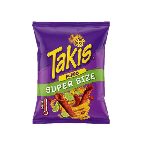 Takis - Chips de maïs saveur piment et citron vert - 160g - 8412600049401