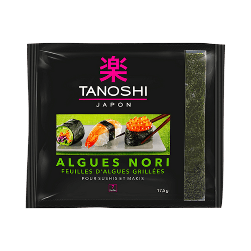 Tanoshi - Algues Nori grillées pour sushis - 17,5g