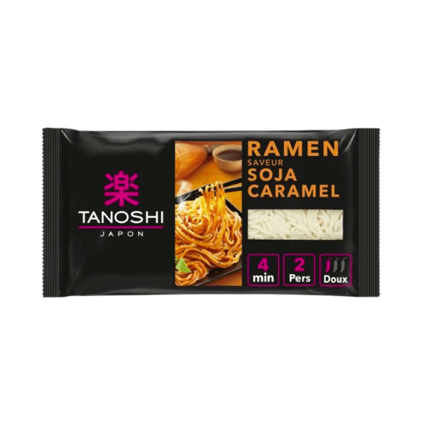 Tanoshi - Ramen soja caramel - 360g