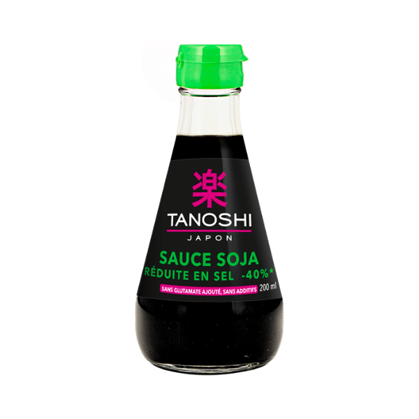 Tanoshi - Sauce Soja Réduite en Sel - 200ml