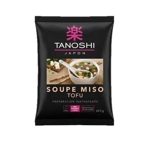 Tanoshi - Soupe miso au tofu - 60,9g - 3229820181349