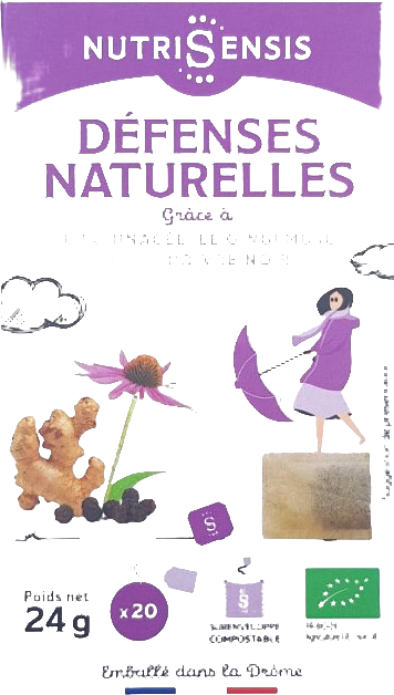 Infusion défenses naturelles bio - 20 sachets