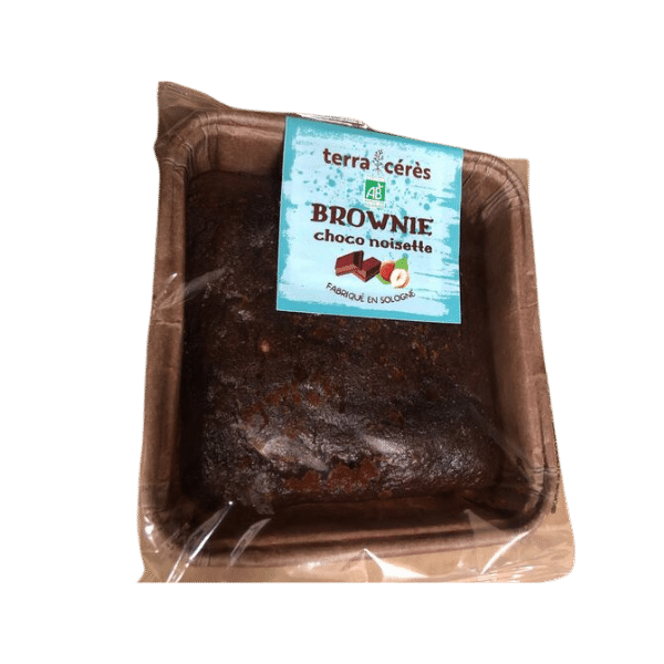 Terra Cérès - Brownie au chocolat et aux noisettes sans gluten bio - 170g