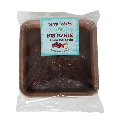 Terra Cérès - Brownie au chocolat et aux noisettes sans gluten bio - 170g - 3770006030789