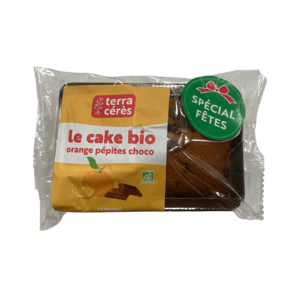 Terra Cérès - Cake Orange et pépites de chocolat sans gluten bio - 200g