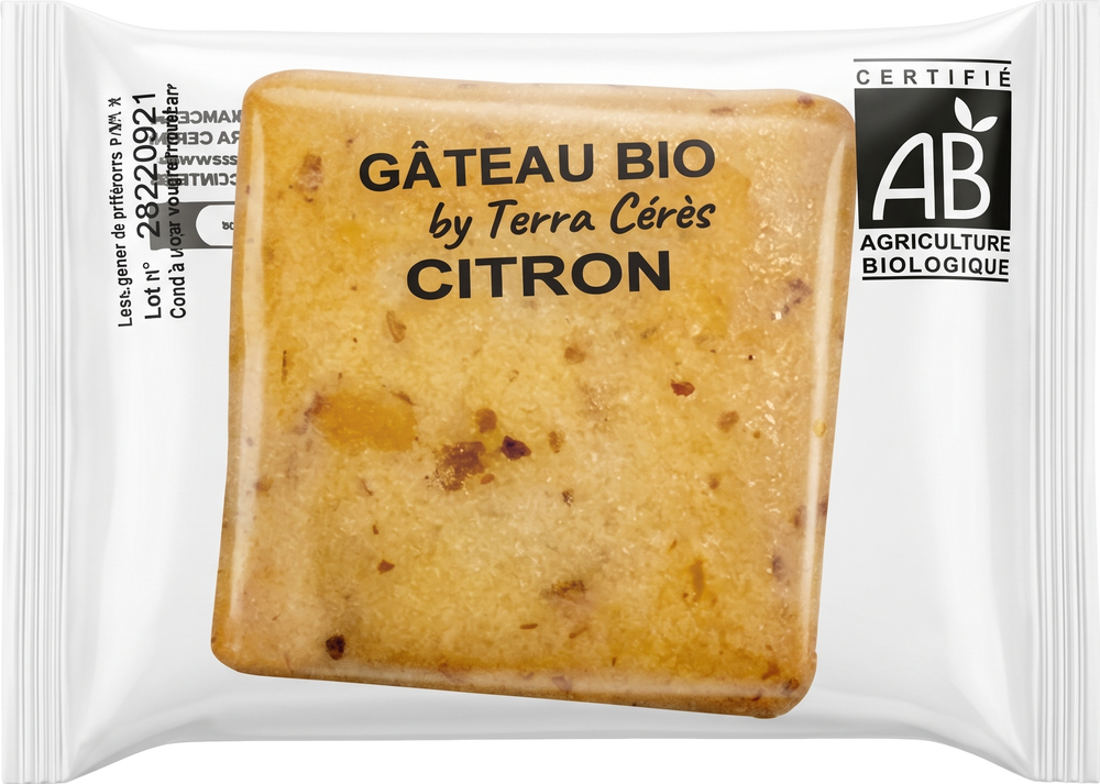 Terra Cérès - Gâteau amande citron bio - 30g - 3770006030178