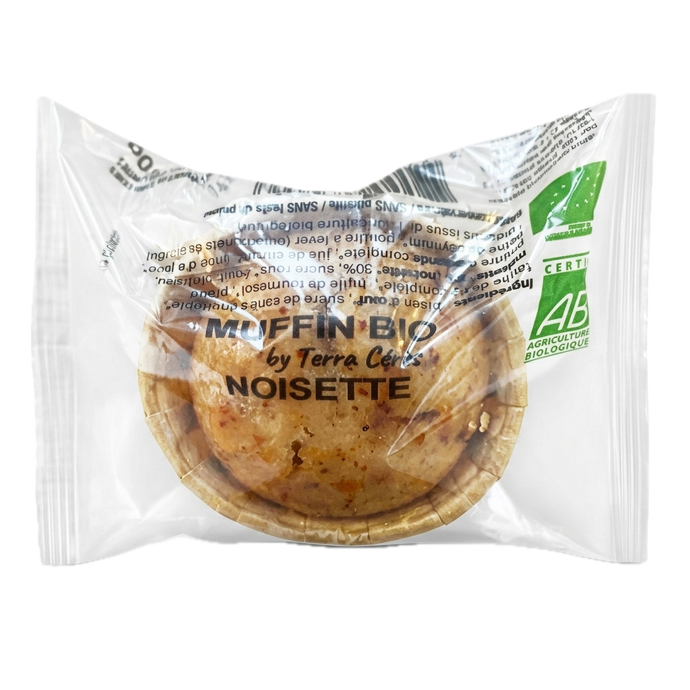 Terra Cérès - Muffin noisettes bio - 50g - 3770006030666