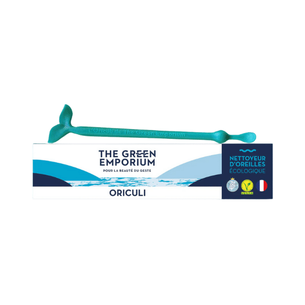 The Green Emporium - Oriculi en bioplastique bleu