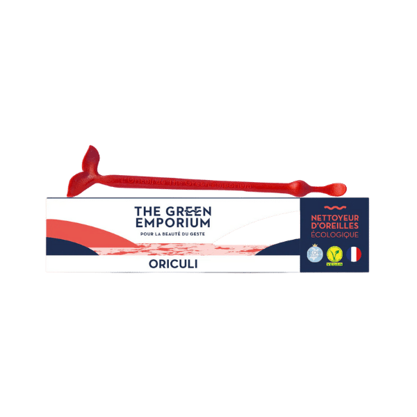 The Green Emporium - Oriculi en bioplastique rouge
