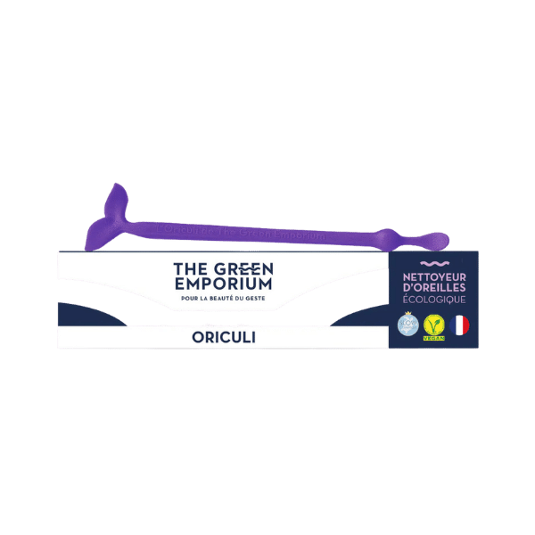 The Green Emporium - Oriculi en bioplastique violet