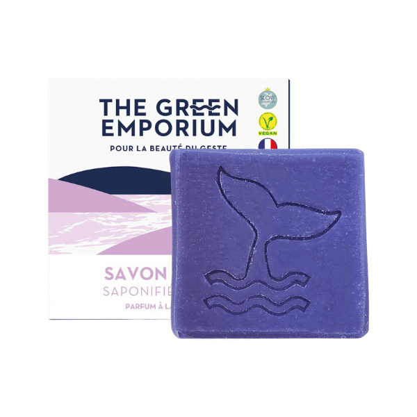 The Green Emporium - Savon saponifié à froid à la lavande bio - 100g