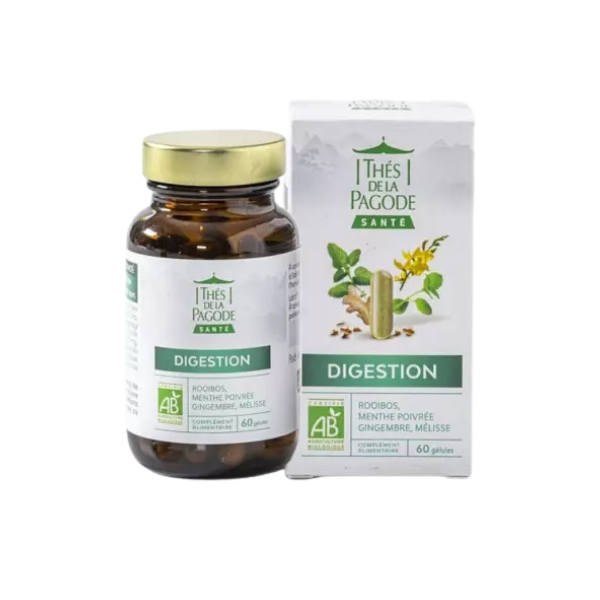 Thés de la Pagode - Complément alimentaire digestion bio - 60 gélules - 3363790000436