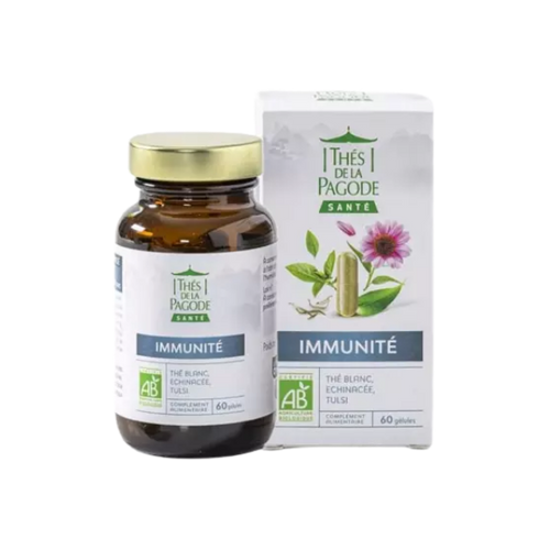 Thés de la Pagode - Complément alimentaire immunité bio - 60 gélules - 3363790000450