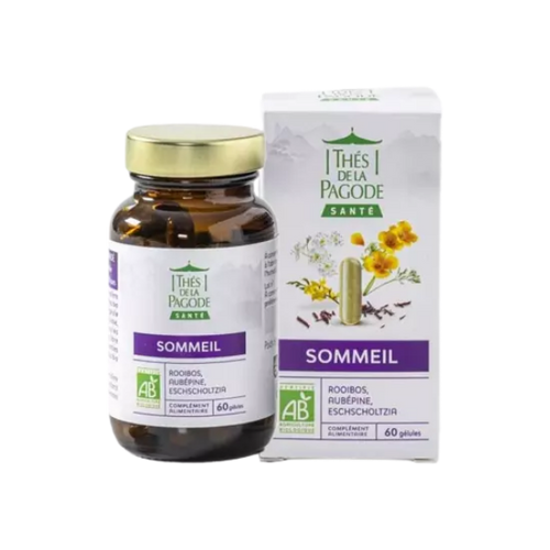 Thés de la Pagode - Complément alimentaire sommeil bio - 60 gélules - 3363790000443