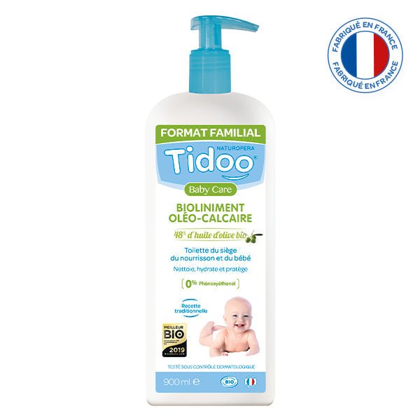 Tidoo - Bioliniment oléo calcaire à l'huile d'olive vierge bio - 900ml