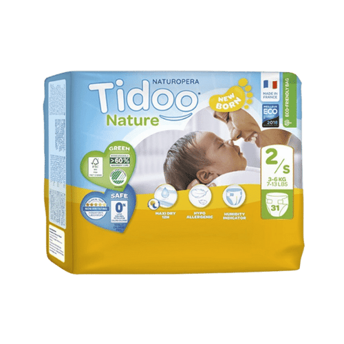 Tidoo - Couches T2 S 3 à 6kg bio - x31