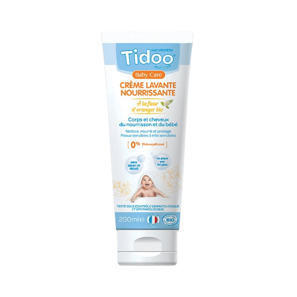 Tidoo - Crème lavante et nourrissante bio - 200ml