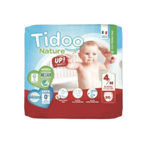 Tidoo - Culotte d'apprentissage T4, 8/15kg bio - x20
