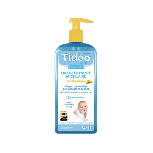 Tidoo - Eau nettoyante micellaire à l'extrait de mauve - 500ml