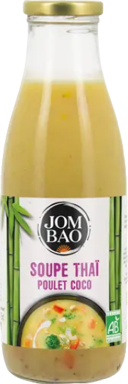 Soupe thaï poulet coco bio - 73cl